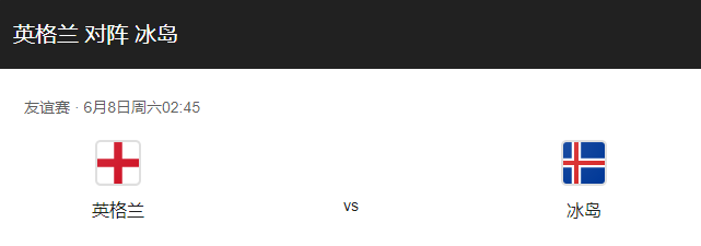 英格兰vs冰岛比分预测、近期状态及历史战绩解析！-图1