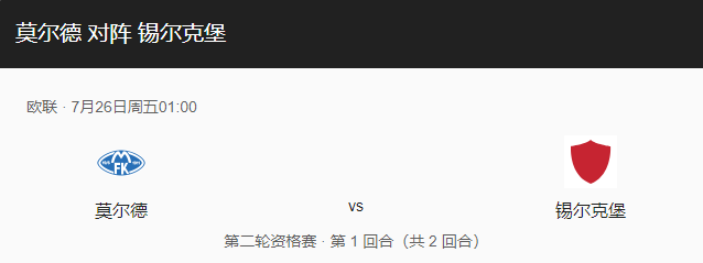 莫尔德vs锡尔克堡比分预测，莫尔德主场迎战锡尔克堡能否取得胜利？-图1