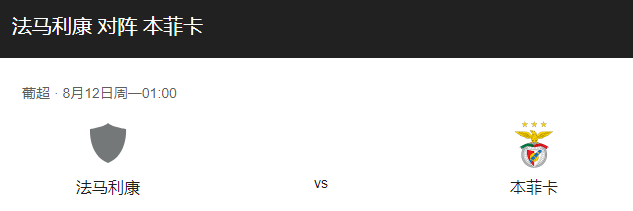 法马利康VS本菲卡比分预测、赛事前瞻及伤停情况介绍！-图1